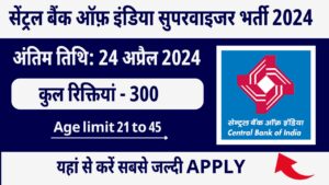 Central Bank Supervisor 2 Recruitment 2024